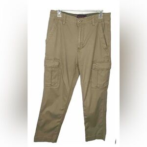 Wear First Men’s Cargo Pants 32” x 30” Beige Tan Khaki Pockets Casual Outdoor
